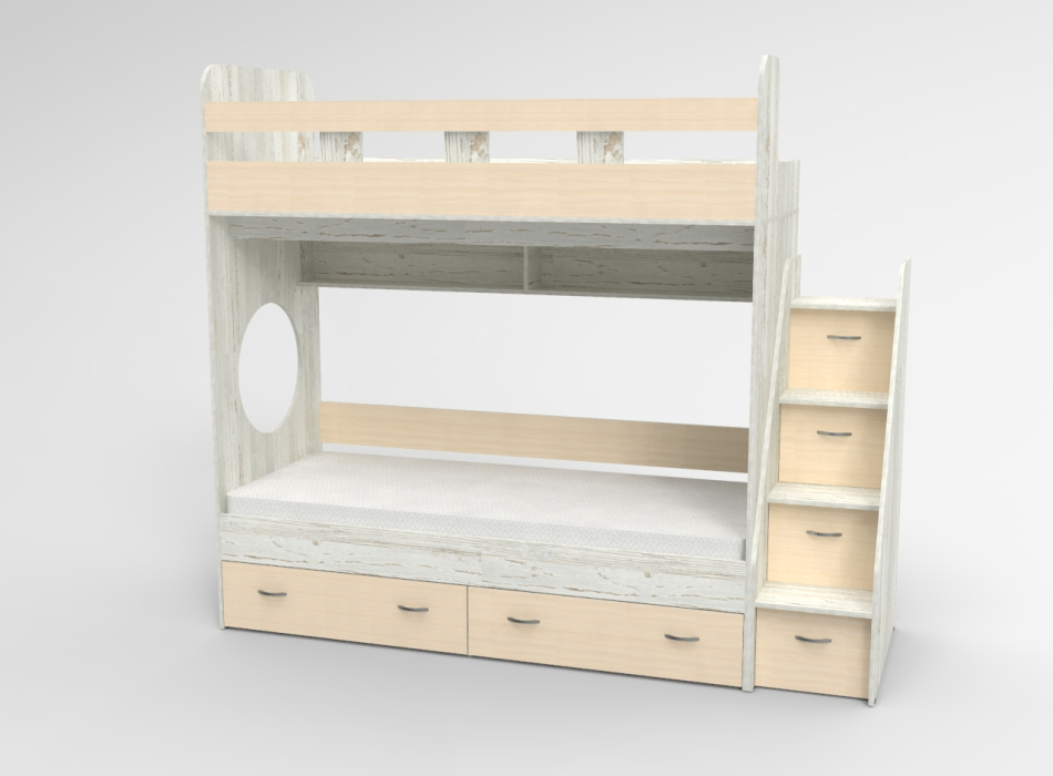Для подростка, Трехъярусная кровать Юниор,  Винтерберг