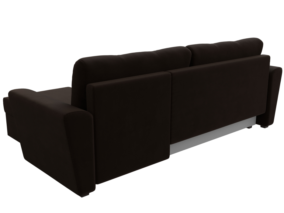 Диваны угловые в гостиную, Угловой диван Амстердам Лайт правый угол, микровельвет