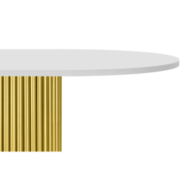 Стол Барон О 200 х 90 (золотые ноги)