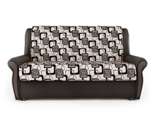 Диван-кровать Аккорд М 100, экокожа/шенилл