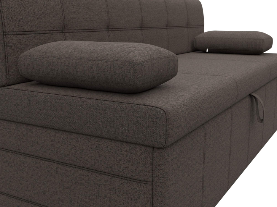 Диваны прямые кухонные, Диван кухонный прямой Лео, рогожка Амур