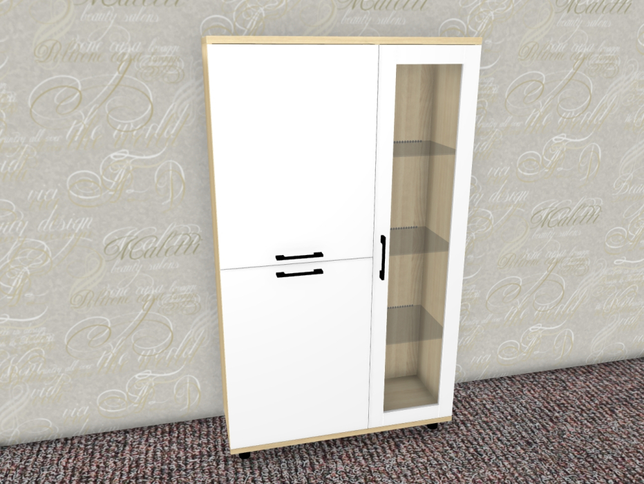 Шкафы распашные, Модульная система Грейс Шкаф ШК-5082  Ясень Асахи