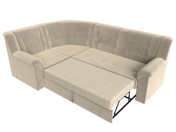 Угловой диван Карелия левый, микровельвет