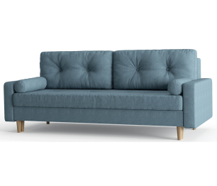 Диван-кровать Belfast, независимый пружинный блок, велюр