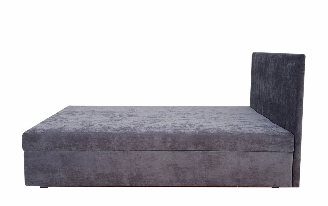 Кровати с мягким изголовьем, Кровать АТЛАНТА 120 с мягким изголовьем, с подъемным механизмом ,велюр