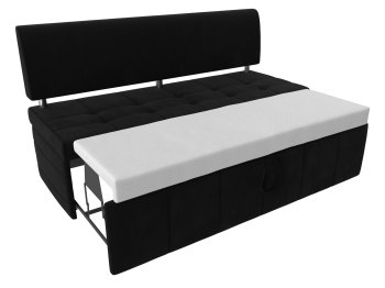 Кухонный прямой диван Стоун, микровельвет