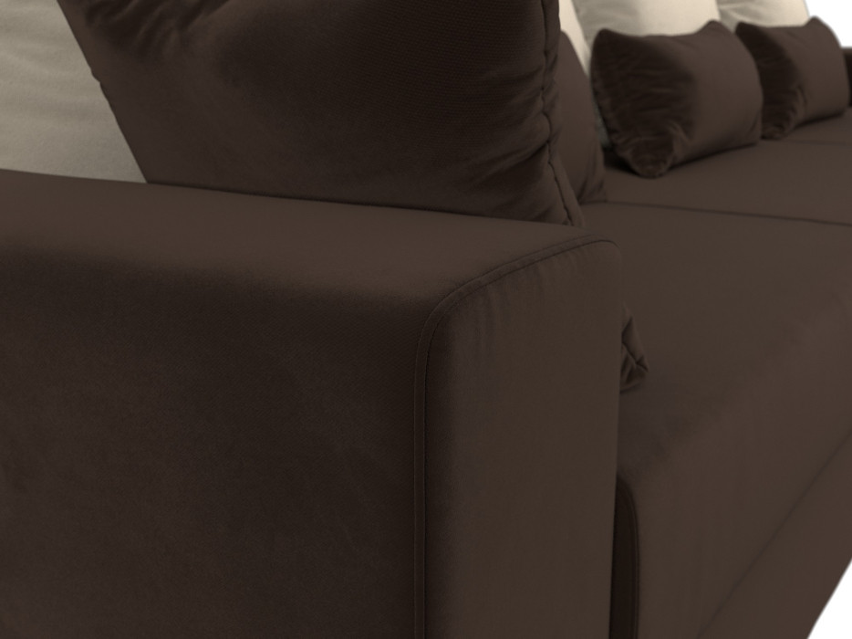 Офисные диваны, Диван прямой Майами Long, микровельвет