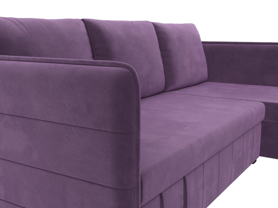 Диваны угловые в гостиную, Диван угловой Слим универсальный угол, микровельвет