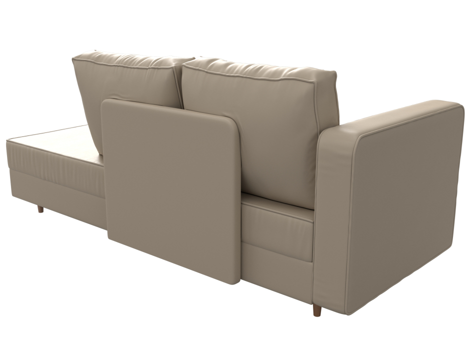 Кушетка кровать, Кушетка Прайм, экокожа, левый угол