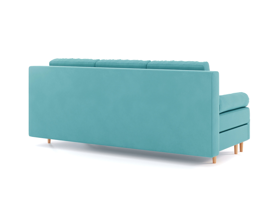 Диваны еврокнижки, Диван-кровать Белфаст без подлоктоников еврокнижка, велюр