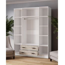 Шкаф для одежды и белья Лагуна 160 см