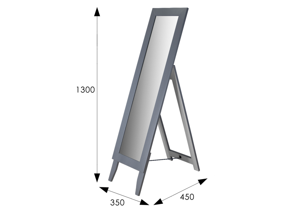 Напольные зеркала, Зеркало напольное Мебелик BeautyStyle 1