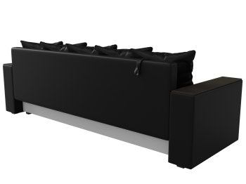 Диван прямой Дубай Лайт полки справа, экокожа