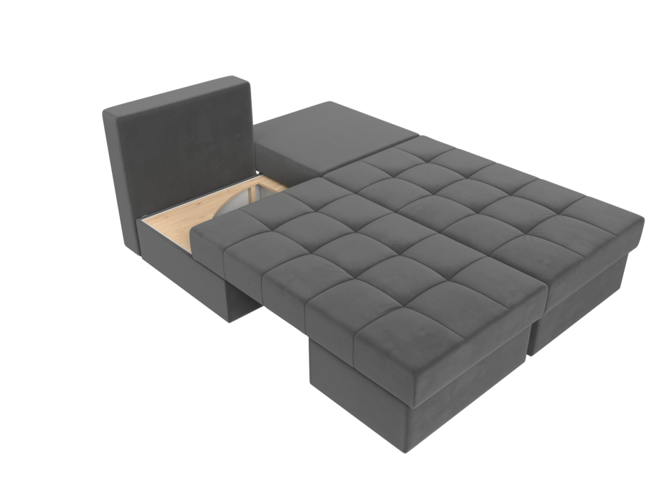 Диваны еврокнижки, Диван трансформер Сплит, велюр