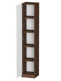 Распашной шкаф Лайф с полками 40*40*215 Дуб экспресив