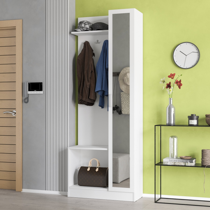 Прихожие, Прихожая с зеркалом в маленькую прихожую РВК Камелия-8