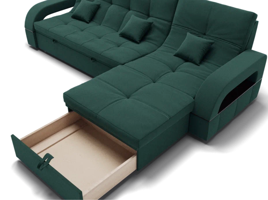 Диваны модульные угловые, Модульный диван Майами-2,микровелюр,антивандальная ткань,венеция