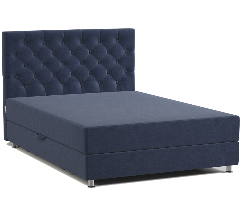 Мягкая кровать, Кровать тахта односпальная с подъемным механизмом и матрасом Шармэль 90, велюр