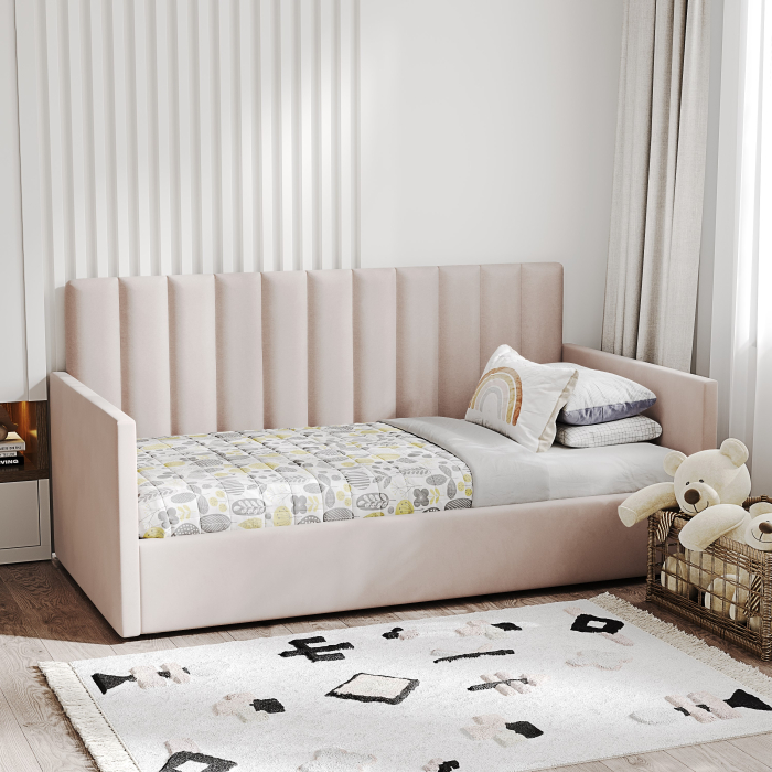 Кровати с мягким изголовьем, Кровать односпальная Меркурий-4 120*200