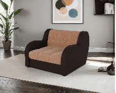 Кресла-кровати, Кресло-кровать аккордеон Барон НПБ Микровелюр/экокожа