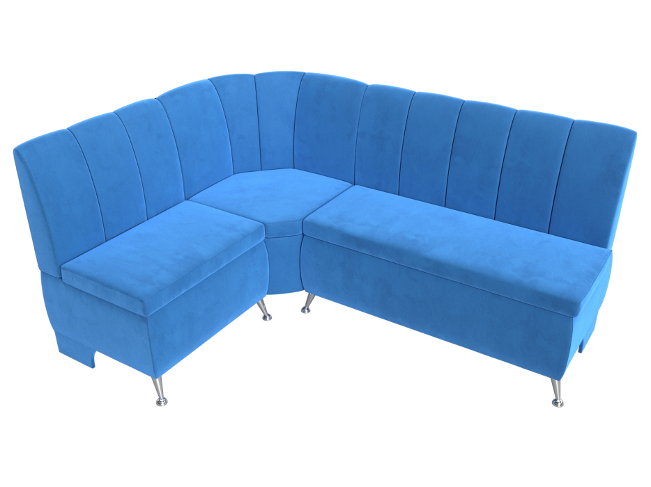 Диваны угловые кухонные, Диван кухонный прямой Кантри левый угол, велюр