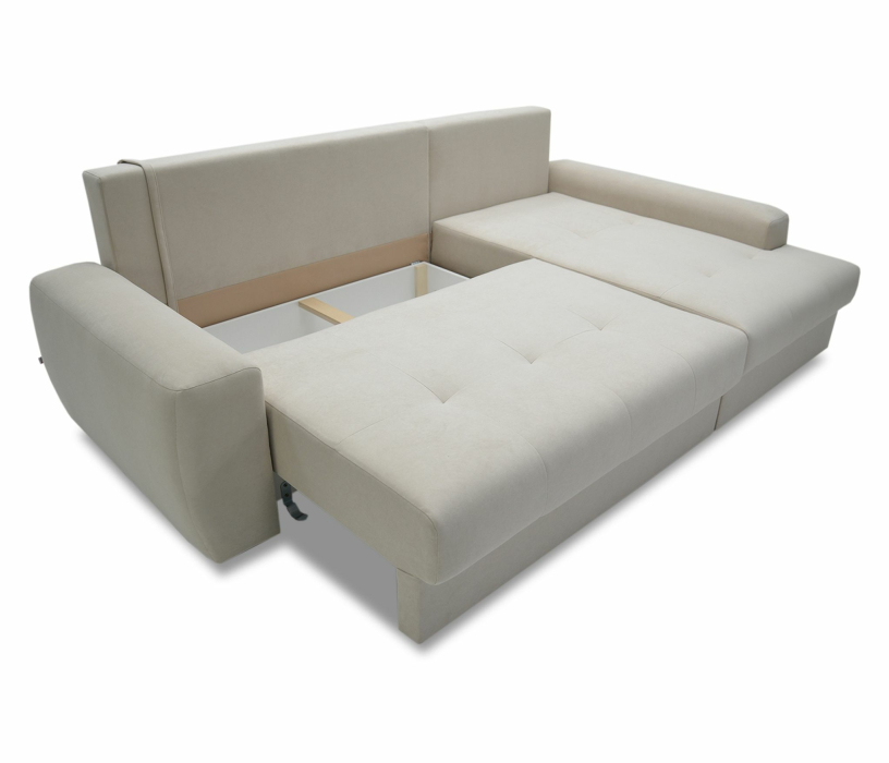 Диваны угловые, Угловой диван Коста, еврокнижка, велюр,  правый угол