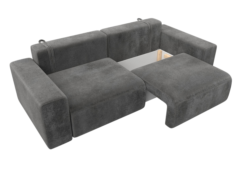 Диваны еврокнижки, Диван прямой Лига-036 НПБ Классик, велюр TOWER