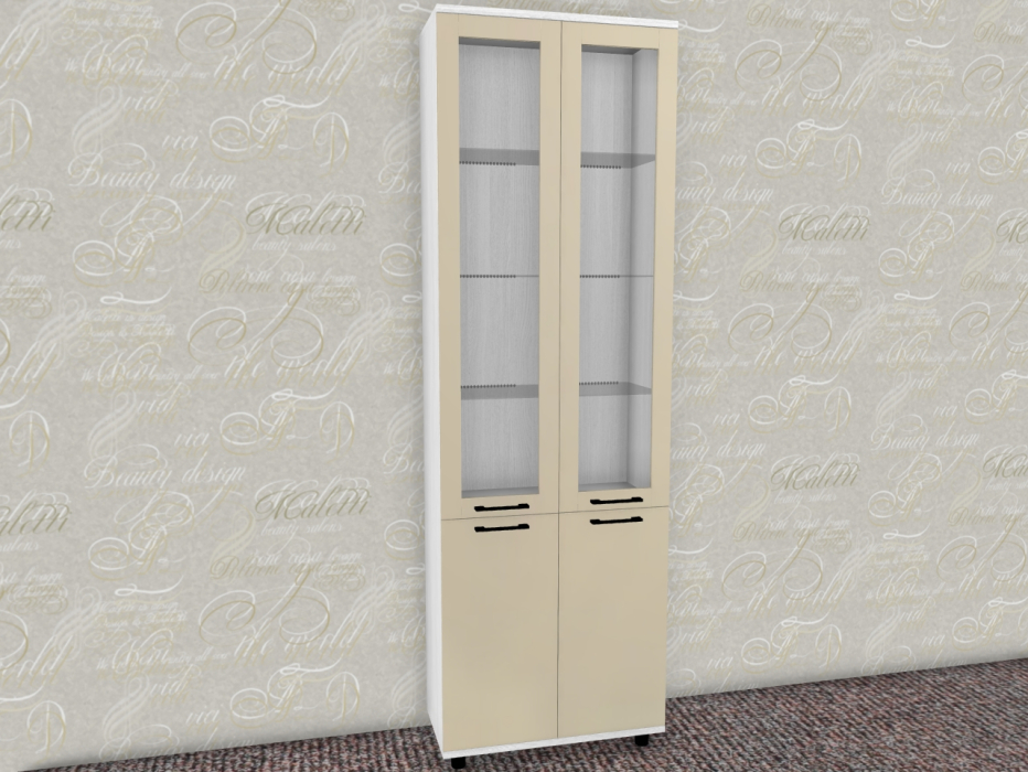 Шкафы двухстворчатые, Модульная система Грейс Шкаф ШК-5036  Снежный Ясень