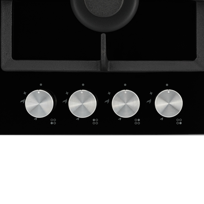 Встраиваемые варочные панели, Газовая варочная поверхность  ALMA 60 BL (независимая)