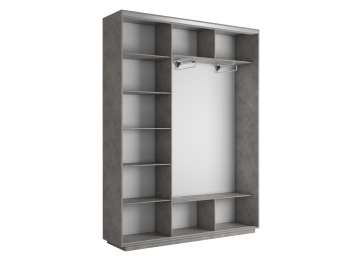 Шкаф-купе Экспресс 3-х дверный Фотопечать Шелк Стекла 210х45х220