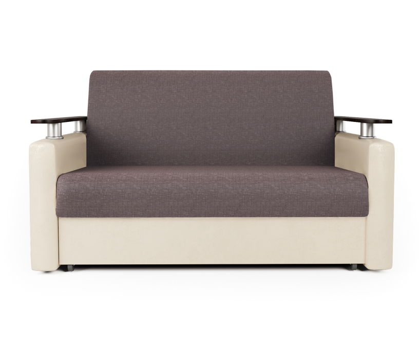 Диваны, Диван-кровать Шарм 140, рогожка/экокожа