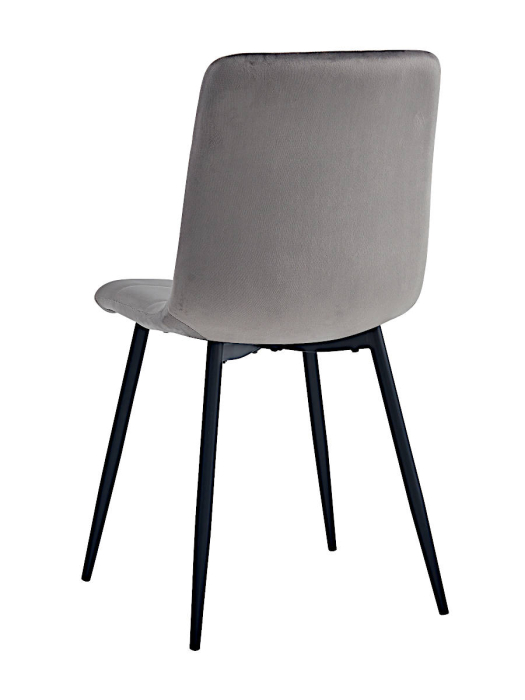 Стулья, Стул мягкий DC209 велюр каркас металл черный КРУГЛЫЙ