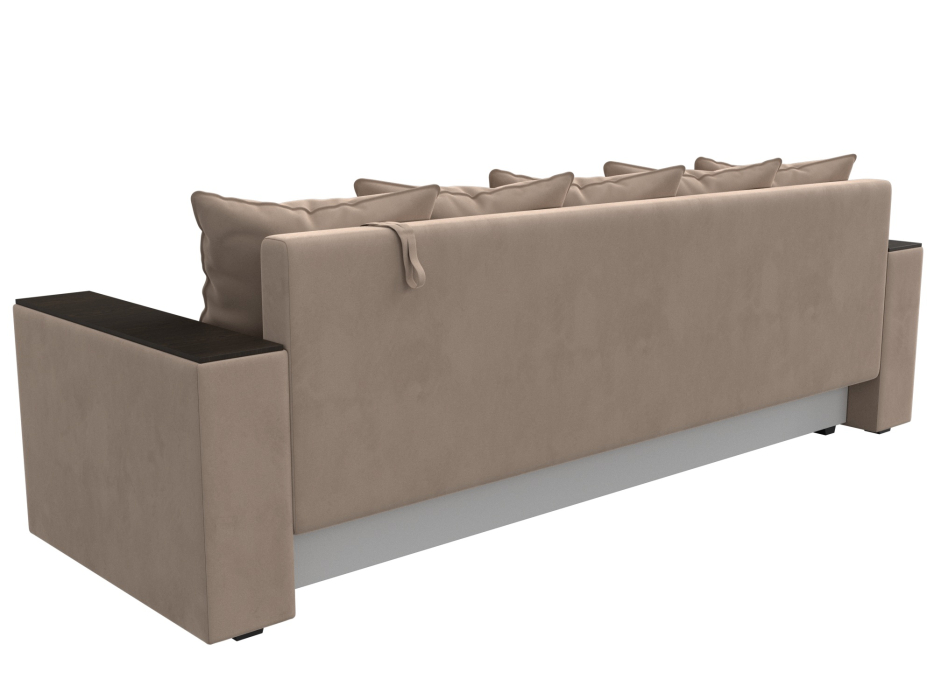 Диваны прямые, Диван прямой Дубай Лайт полки слева, велюр