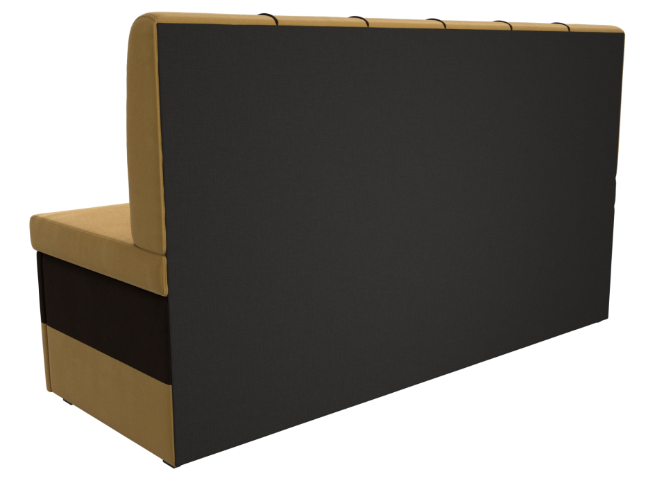 Диваны кровати со спальным местом, Прямой диван Энигма, микровельвет, коричневый