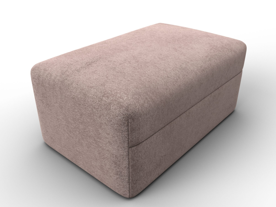 Пуф в прихожую, Модуль пуф Лига-060 НПБ, велюр TOWER