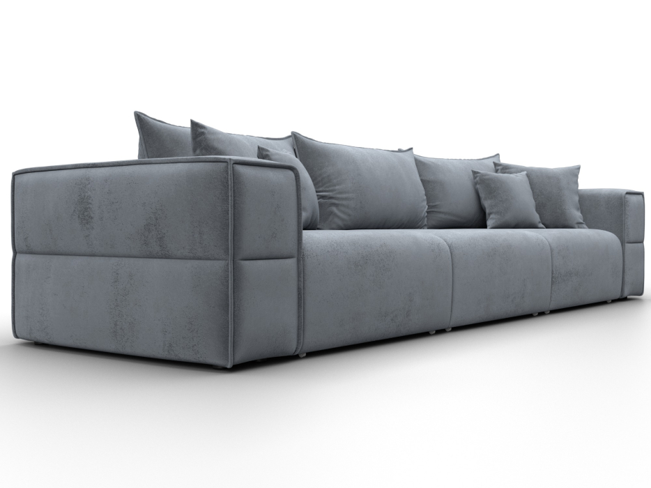 Диваны еврокнижки, Диван прямой Лига-058 НПБ Лонг, велюр TOWER