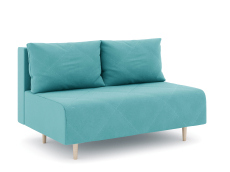 Дизайнерские диваны для гостиной, Диван прямой нераскладной Милли мини 2-х  местный без подлокотников, велюр