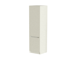 Шкафы пеналы, Модуль-1 Стиль белый глянец