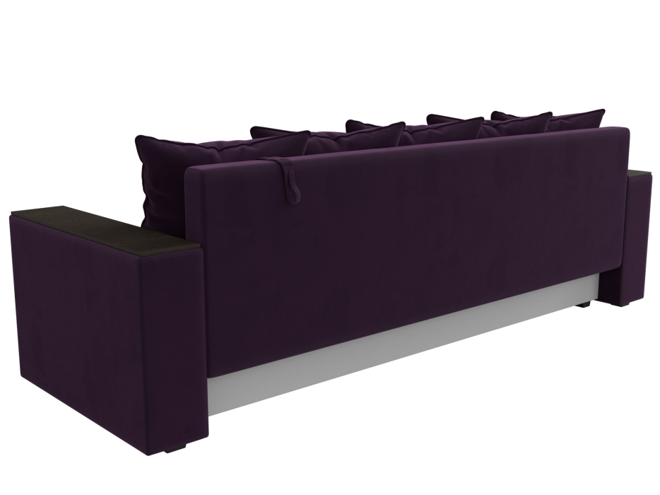 Диваны прямые, Диван прямой Дубай Лайт полки слева, велюр
