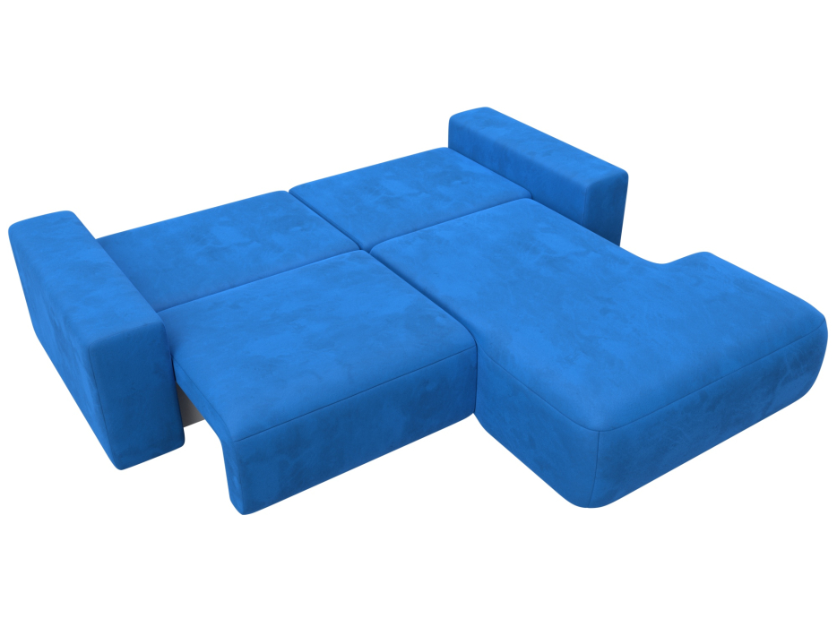 Диваны угловые в гостиную, Диван угловой Лига-036 Классик правый угол, велюр