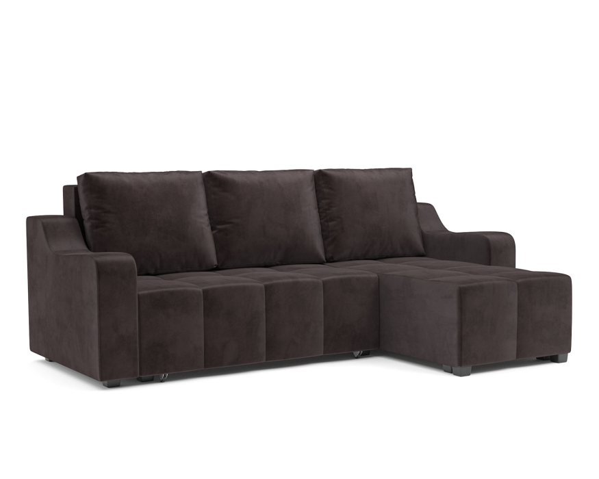 Диваны угловые в гостиную, Диван угловой Берн (Бархат)