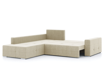 Диван-кровать угловой Леос НПБ, рогожка Люкс