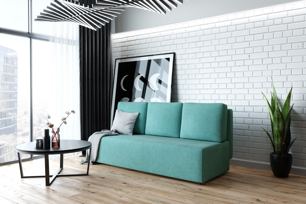 Диваны еврокнижки, Диван прямой  Каир, рогожка