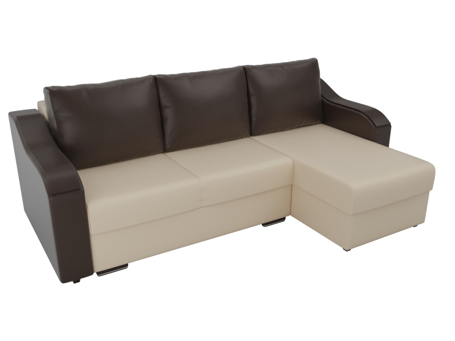 Диваны угловые в гостиную, Диван угловой Монако,эко- кожа,правый угол