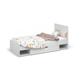 Кровать Лацио, белое дерево