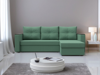 Диван угловой Атланта бес стола универсальный угол, рогожка Амур