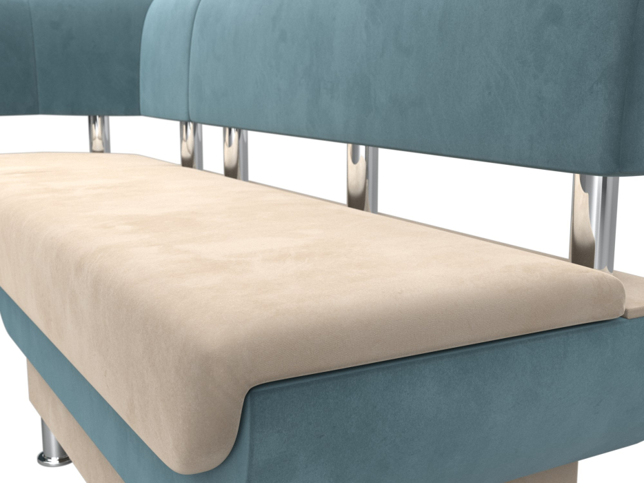 Кухонные уголки, Кухонный угловой диван Альфа левый угол, велюр