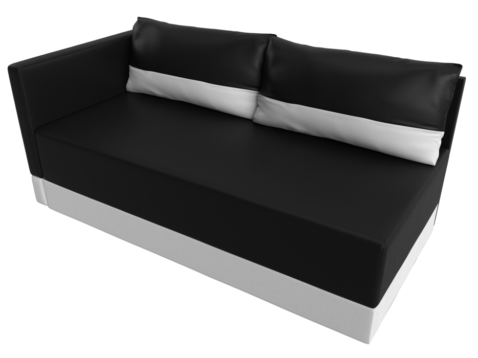 Кушетка диван, Кушетка Никас левая, экокожа