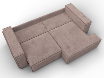 Диван угловой Лига-061 угол правый, велюр TOWER