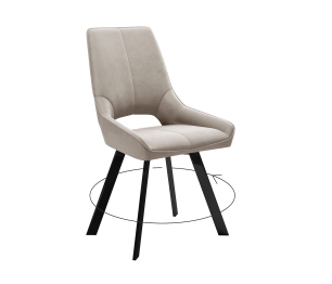 Стул DikLine 268 поворотный (опоры черные)